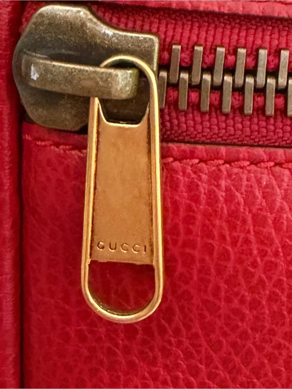Gucci designer leather